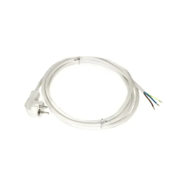 Nettkabel Hvit 3G1,5 3Meter