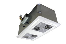 PST Clima Himlingkassett fancoil med EC vifte, men uten innebygget drenspume. 12,99kW