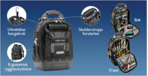VENTO PRO PAC - Verktøyryggsekk Tech Pac
