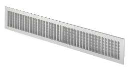 PST Clima Aluminium lufttilførsel grill 160x490 UWL040