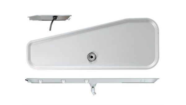 Dryppanne Pancake 2 m/vib.dempere og varme 75W