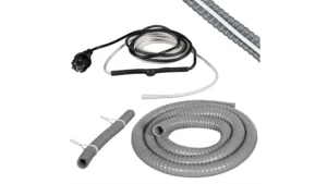 Isolert slange+varmekabel 4m - 60W