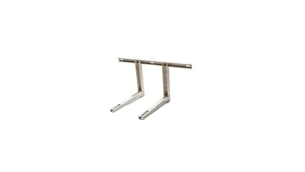 Veggbrakett m/skinne, 150 kg, kraftig.
