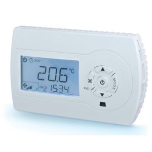 PST Clima, Termostatstyring av fancoil med AC vifte med mulighet for Modbus RTU (slave)