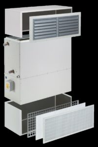 PST Clima Modulbasert fancoil, 23,9kW kjøling og 28,5kW varme.