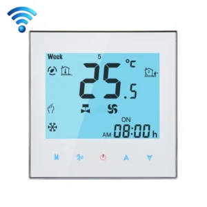PST Clima Touch screen termostat styring for fancoils med EC viftemotor